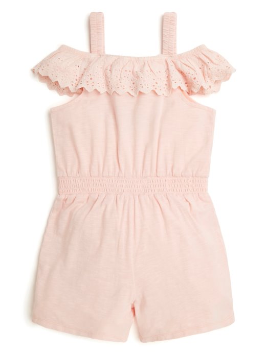 Breskva Krem ​​guess Kupovne Sangallo čipkane Hlače S Volanima (7-16)