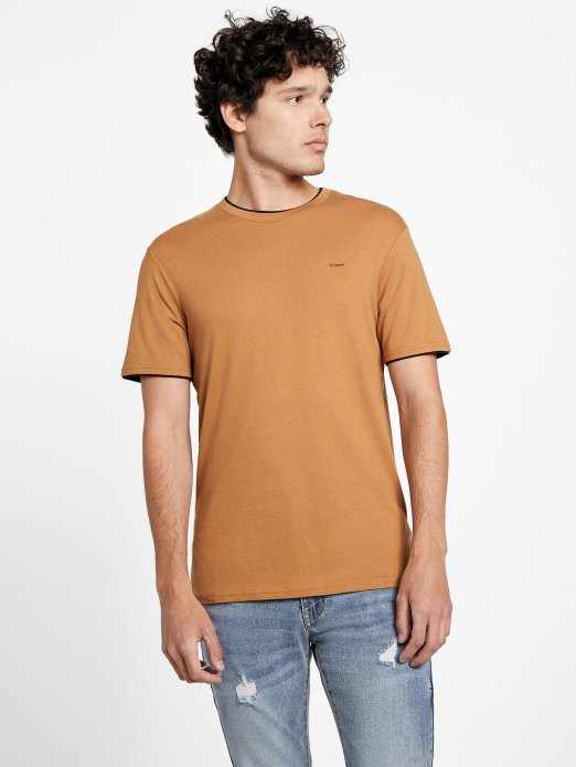 Carmin Slojevita Majica Guess Shopping Smeđi Topaz