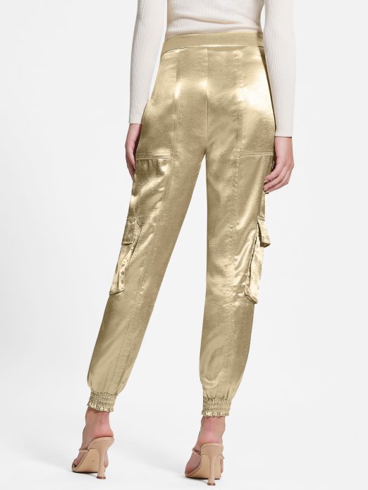 Cemento Guess Shopping Eko Soundwave Satenske Kargo Hlače