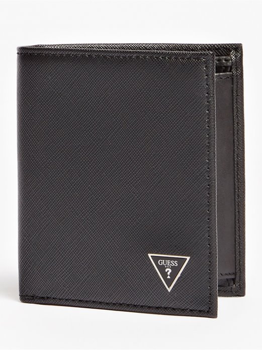 Certosa Saffiano Mini Novčanik Crni Guess Shopping