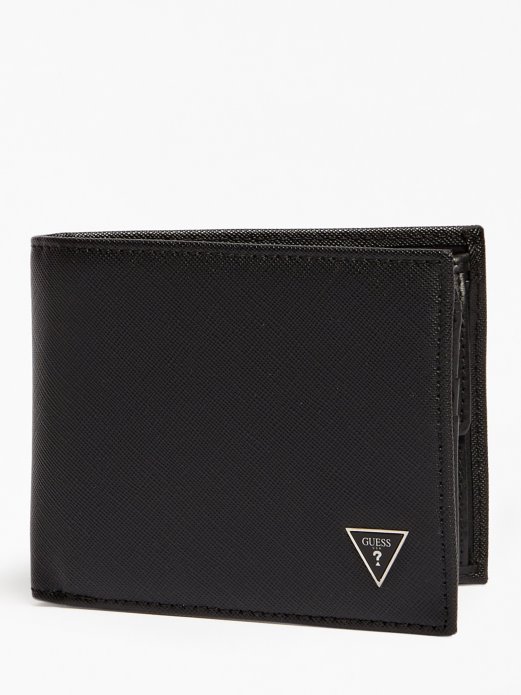 Certosa Saffiano Novčanik Crni Guess Shopping