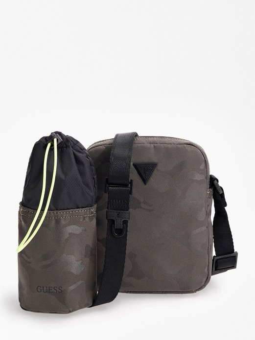 Certosa Tech Mini Peat Preko Ramena Guess Shopping Siva