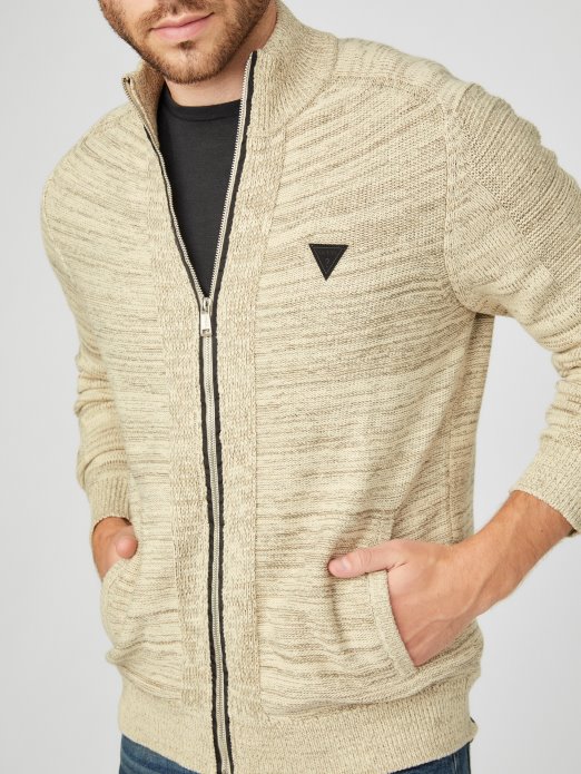 Chet Marled Mock Neck Sweater Guess Shopping Chino