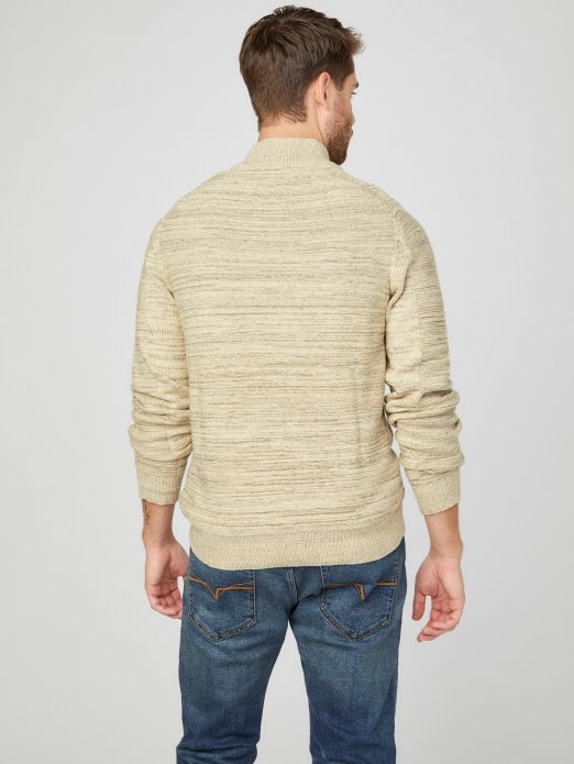 Chet Marled Mock Neck Sweater Guess Shopping Chino