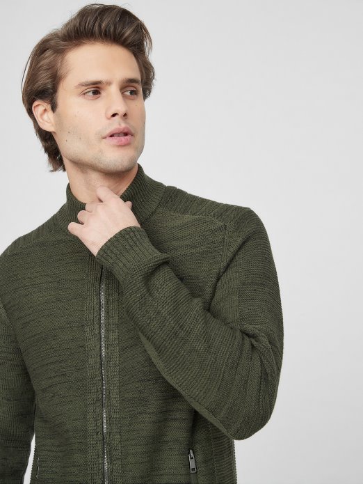 Chet Marled Mock Neck Sweater Guess Shopping Penjanje Green