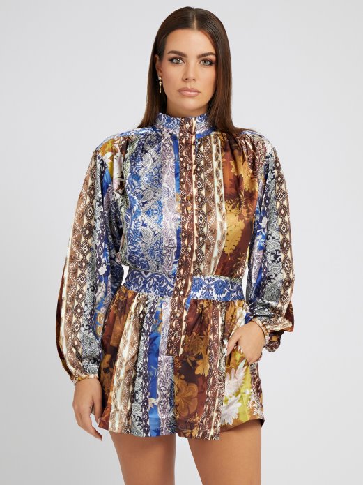 Cijeli Print Kratki Kombinezon S Višebojnim Uzorkom Guess Shopping