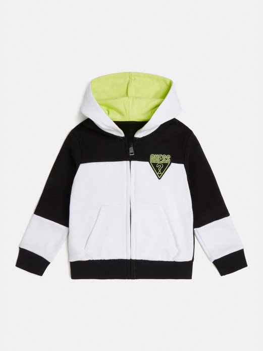 Color Block Majica S Kapuljačom Guess Shopping Black