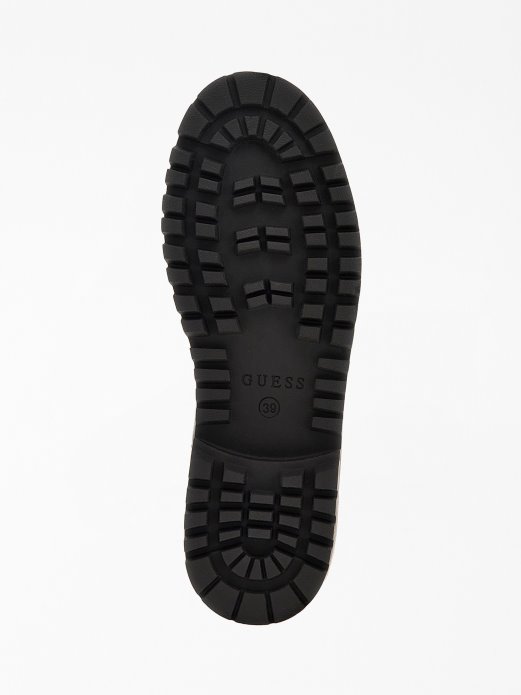 Crna Guess Chelsea čizma Od Miješane Kože Za Kupovinu