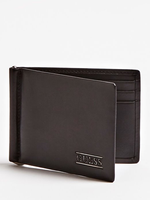 Crna Guess Shopping Nova Isječka Za Novčanice Od Prave Kože Boston