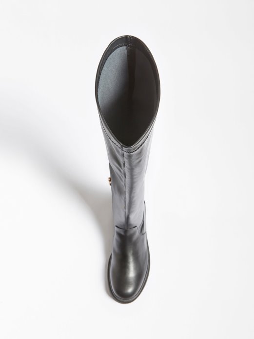 Crna Lori čizma S Okruglim Prstima Pogodi Kupnju