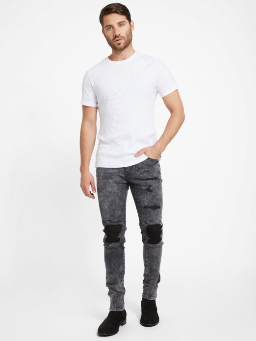 Crna Uništi Guess Shopping Eko Samuel Moto Uške Traperice