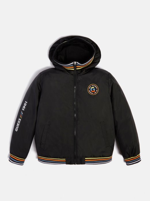 Crna Vjetrovka Guess Shopping Side Logo