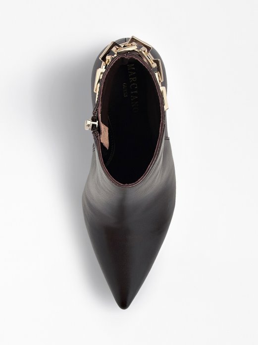 Crne Gležnjače Marciano Od Prave Kože Guess Shopping