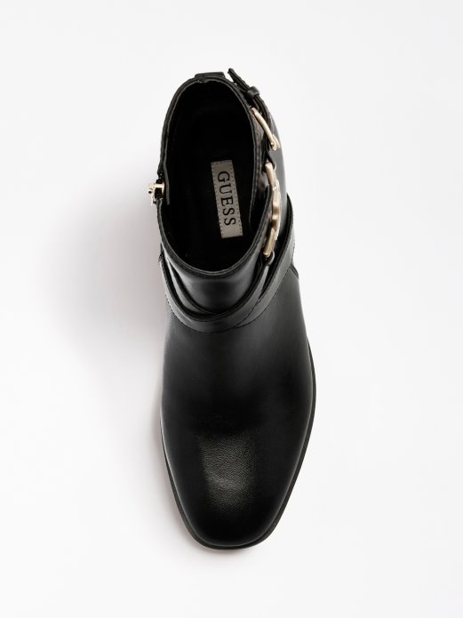 Crne Gležnjače Od Prave Kože Floriza Guess Shopping