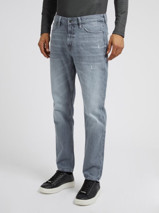 Crne Traper Hlače Redovnog Kroja Guess Shopping Novi Trend