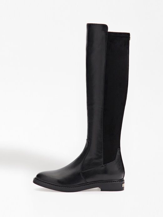 Crne Visoke čizme Faeya Od Umjetne Kože Guess Shopping