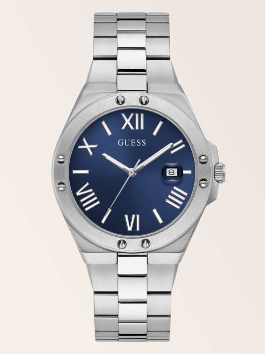 Crni Analogni Sat Od Nehrđajućeg čelika Guess Shopping