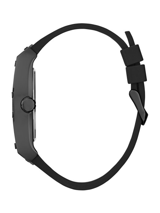 Crni Analogni Sat S Izrezom Guess Shopping Black