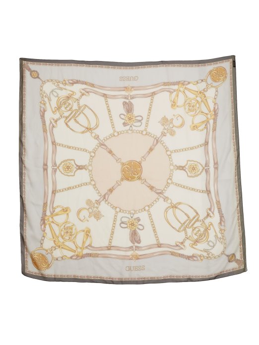 Crni Camille Prozirni Svileni šal Guess Shopping