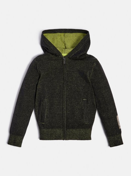 Crni Džemper S Kapuljačom S Patentnim Zatvaračem Guess Shopping