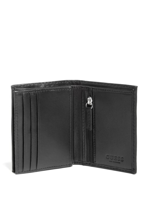 Crni Evandro Dvostruki Novčanik Guess Shopping