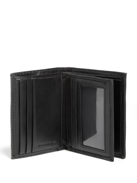 Crni Evandro Dvostruki Novčanik Guess Shopping