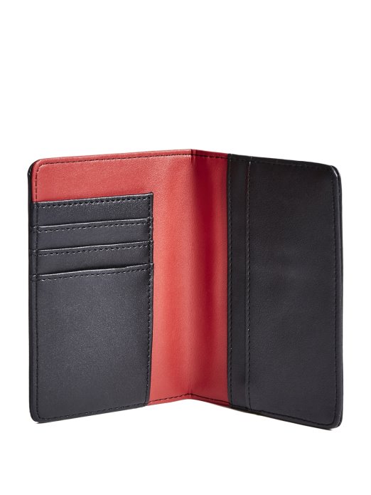 Crni Guess Shopping Logo Utisnut Etui Za Putovnicu