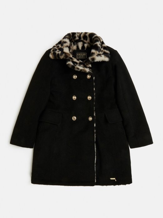 Crni Kaput Od Umjetnog Krzna Pogodi Kupnju