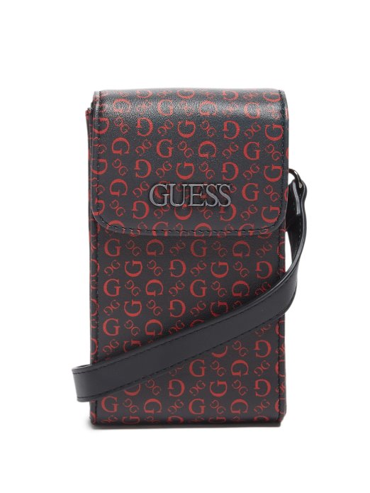 Crni Multi Guess Logo Shopping Najlon Crossbody