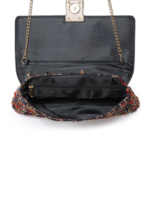 Crni Multi Guess Shopping Sophie Clutch Crossbody