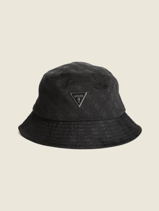 Crni Vezzola Logo Bucket Hat Guess Shopping