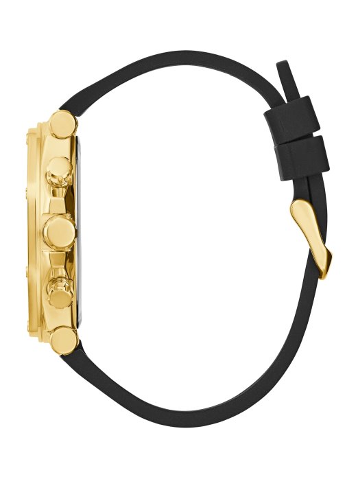 Crno-zlatni Ton I Crni Višenamjenski Sat Krokodila Guess Shopping