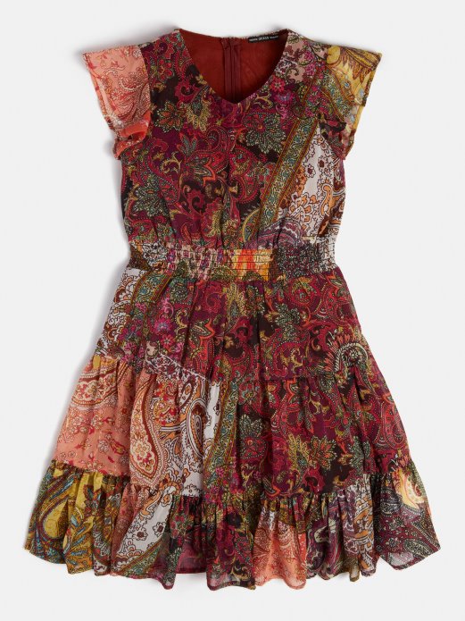 Crvena Guess Shopping Haljina S Printom