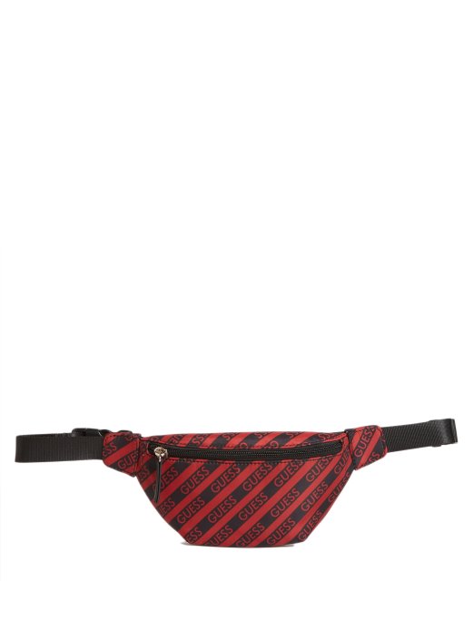 Crvena Guess Torba Za Kupnju S Najlonskim Logotipom