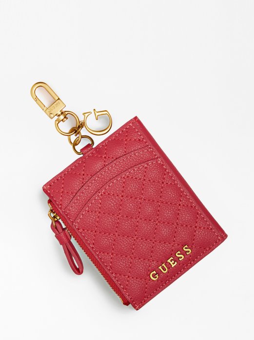 Crvena Kreditna Kartica Privjesak Za Ključeve Pogodi Kupnju