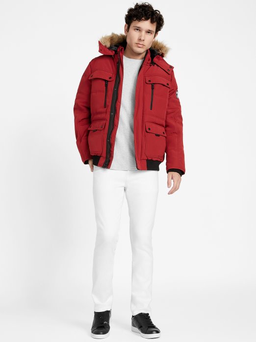 Crvena Noir Dustin Puffer Jakna Guess Shopping