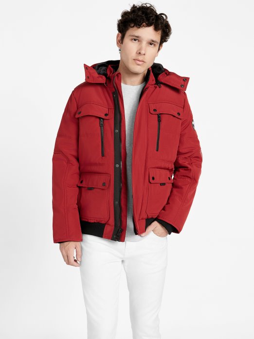 Crvena Noir Dustin Puffer Jakna Guess Shopping