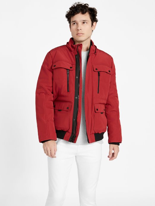 Crvena Noir Dustin Puffer Jakna Guess Shopping