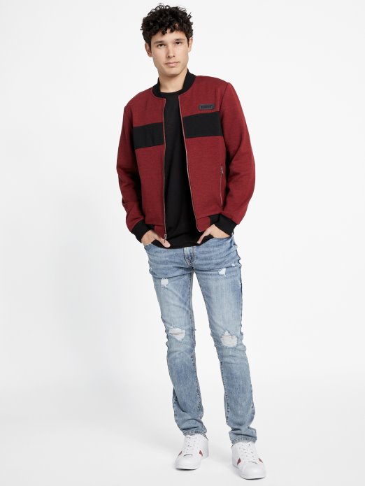 Crvena Noir Orken Majica S Patentnim Zatvaračem Pogodi Kupnju