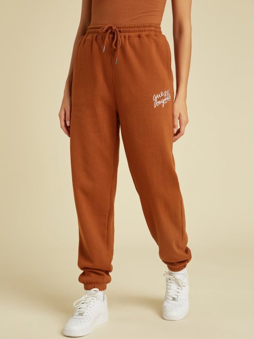 Crvene Trkače S Prednjim Logotipom Guess Shopping