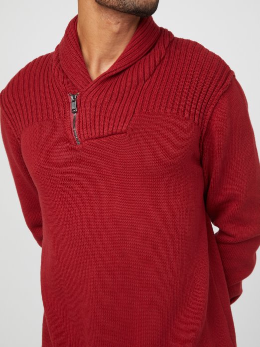 Crveni Noir Džemper S šalom U Obliku Caly Guess Shopping