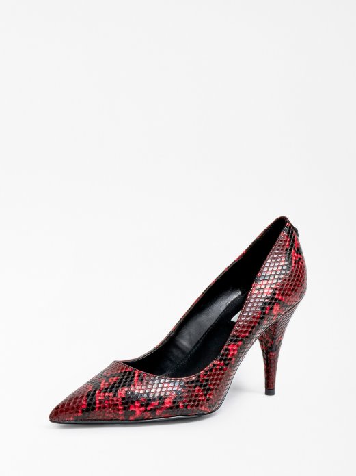 Crveni Rajani Python-look Dvorska Cipela Guess Shopping