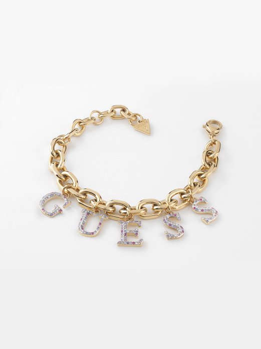Crystal-harmony-bracelet Multi Gold Guess Shopping