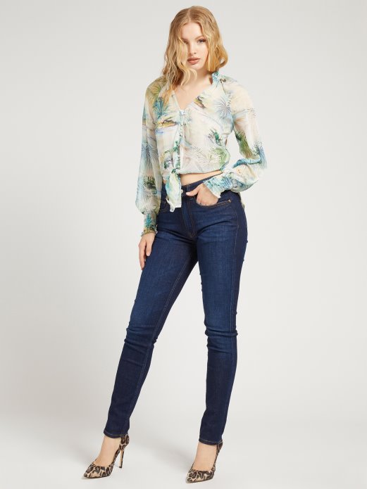 Cvjetna Fantazija Guess Shopping Sveobuhvatna Bluza S Printom