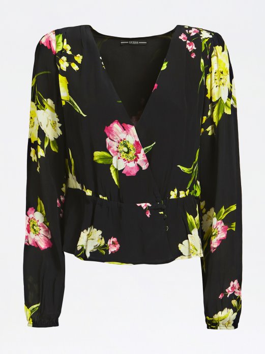 Cvjetna Fantazija Posvuda Print Bluza Guess Shopping