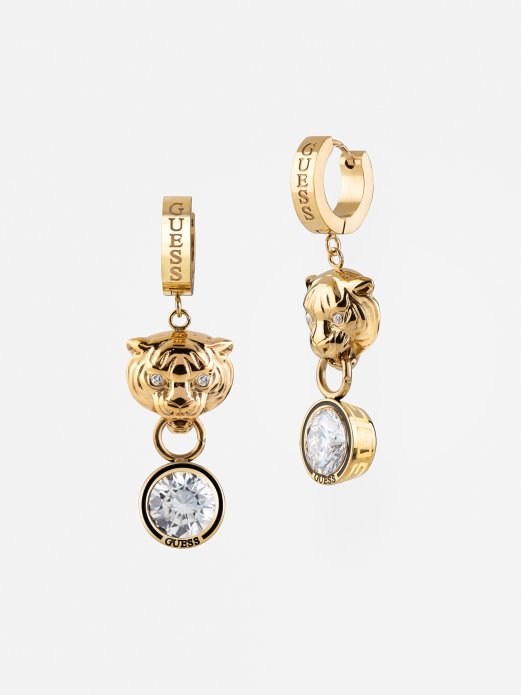 Daktari Naušnice Guess Shopping Crne Multi