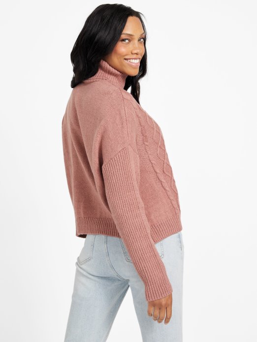 Dally Dijamantni Džemper Guess Shopping Pečeni Kesten