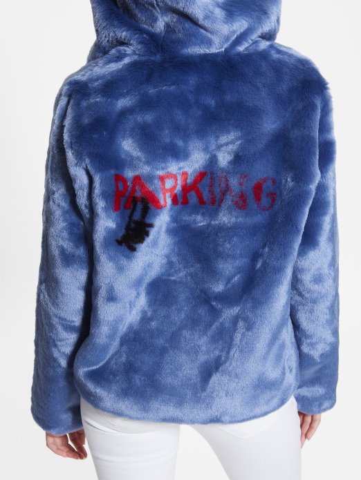 Daniela Jakna Od Umjetnog Krzna Passion Blue Guess Shopping