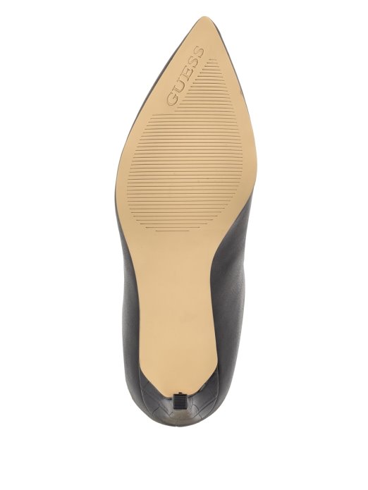 Daytonske čizme Do Koljena Od Umjetne Kože Crne 002 Guess Shopping