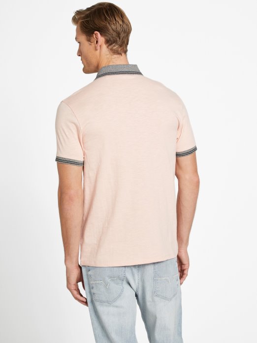 Denver Johnny Pocket Polo Vapor Rose Guess Shopping